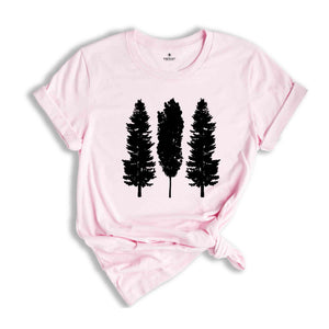 Pine Tree Shirt, Pine Tree T Shirt, Camping Shirt, Hiking Shirt, Adventure Shirts, Nature Lover Gift, Outdoors Shirt, Nature Tee