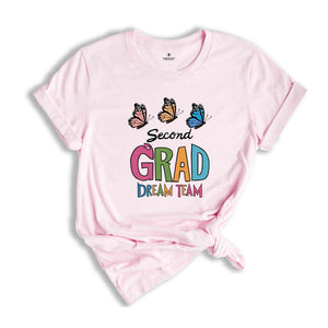 Second Grade Dream Team Shirt, Second Grade Teacher Shirt, Back to School, 2nd Grade Team Shirts, Butterfly Teacher Shirt