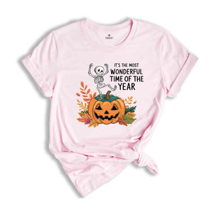 It's The Most Wonderful Time Shirt, Spooky Funny Shirt, Spooky Halloween Shirt, Retro Halloween Shirt, Garment Dyed, Fall Vibes Shirt