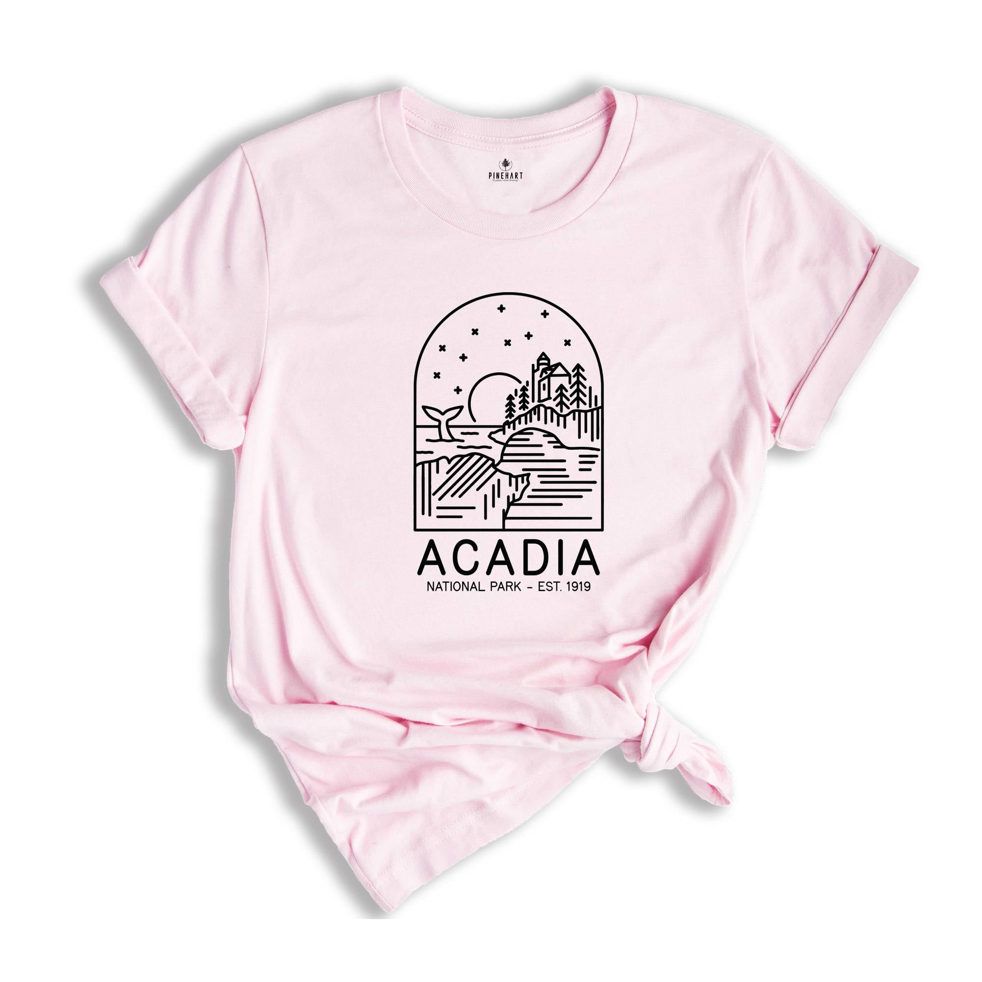 Acadia National Park, National Parks Shirt, Camping Shirt, Travel Shirt, Hiking Shirt, Nature Shirt, Acadia Camping Shirt, Acadia Park Shirt