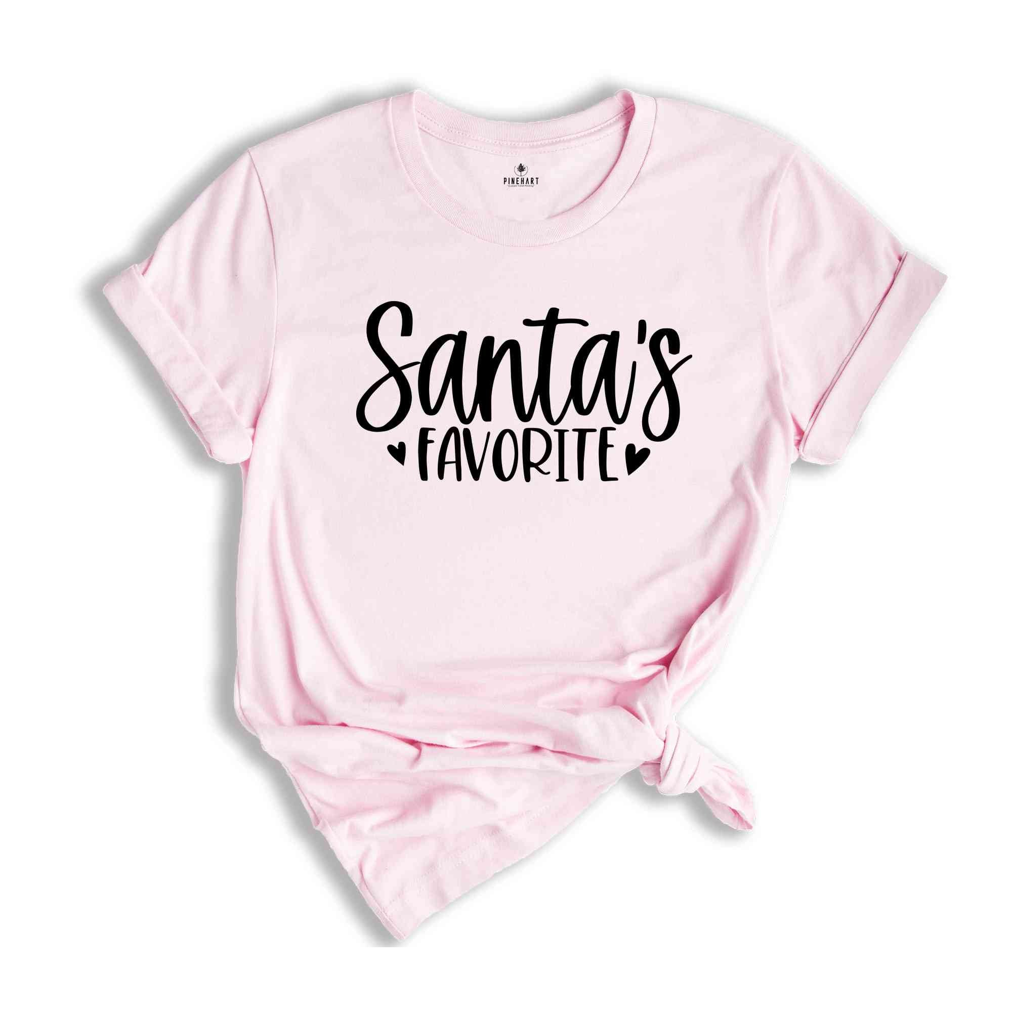 Santa's Favorite Shirt, Christmas Shirt, Christmas Gift, Xmas Party Tee, Santa Tee, Christmas Reunion, Holiday Gift