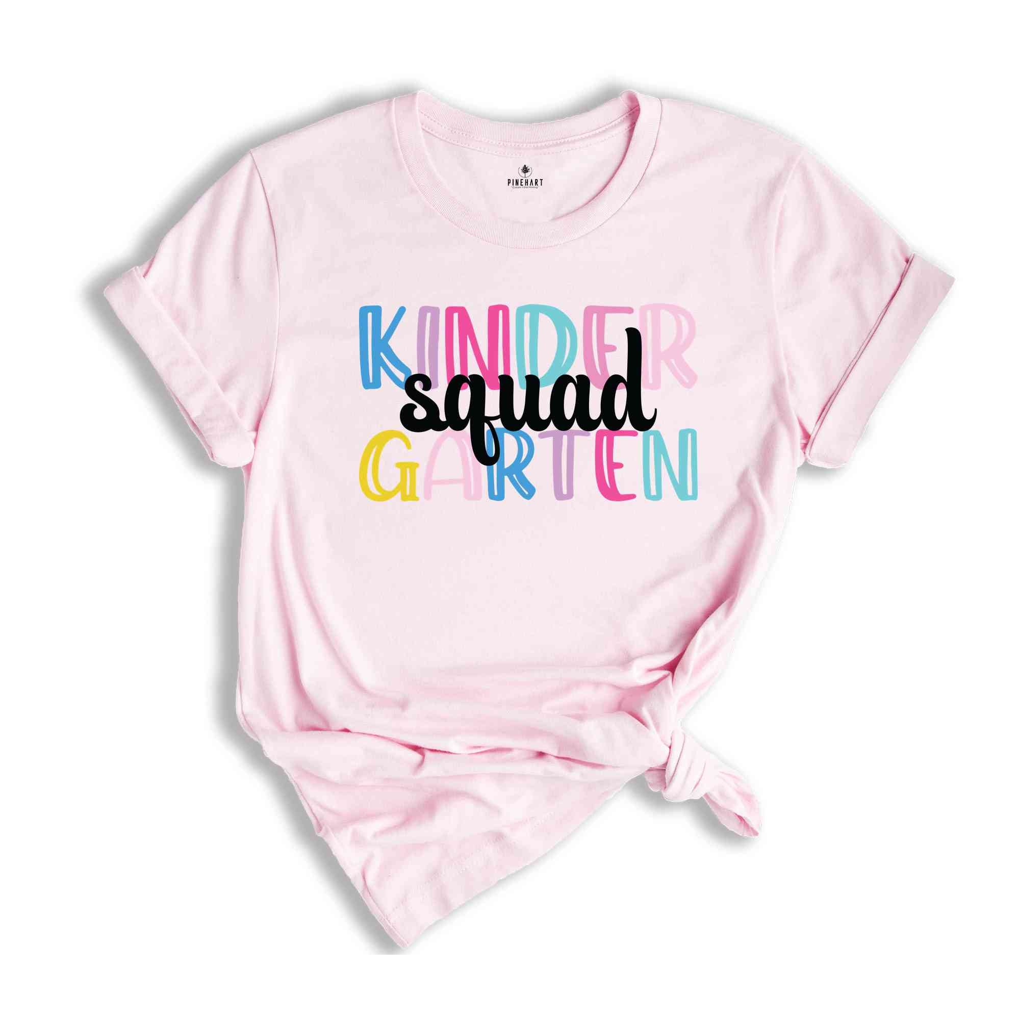 Kinder Garten Squad Shirt, Teacher Shirt, Grade Squad Teacher Shirt, Squad Shirt, New Teacher Shirt, Grade Shirt, Back To School Shirt