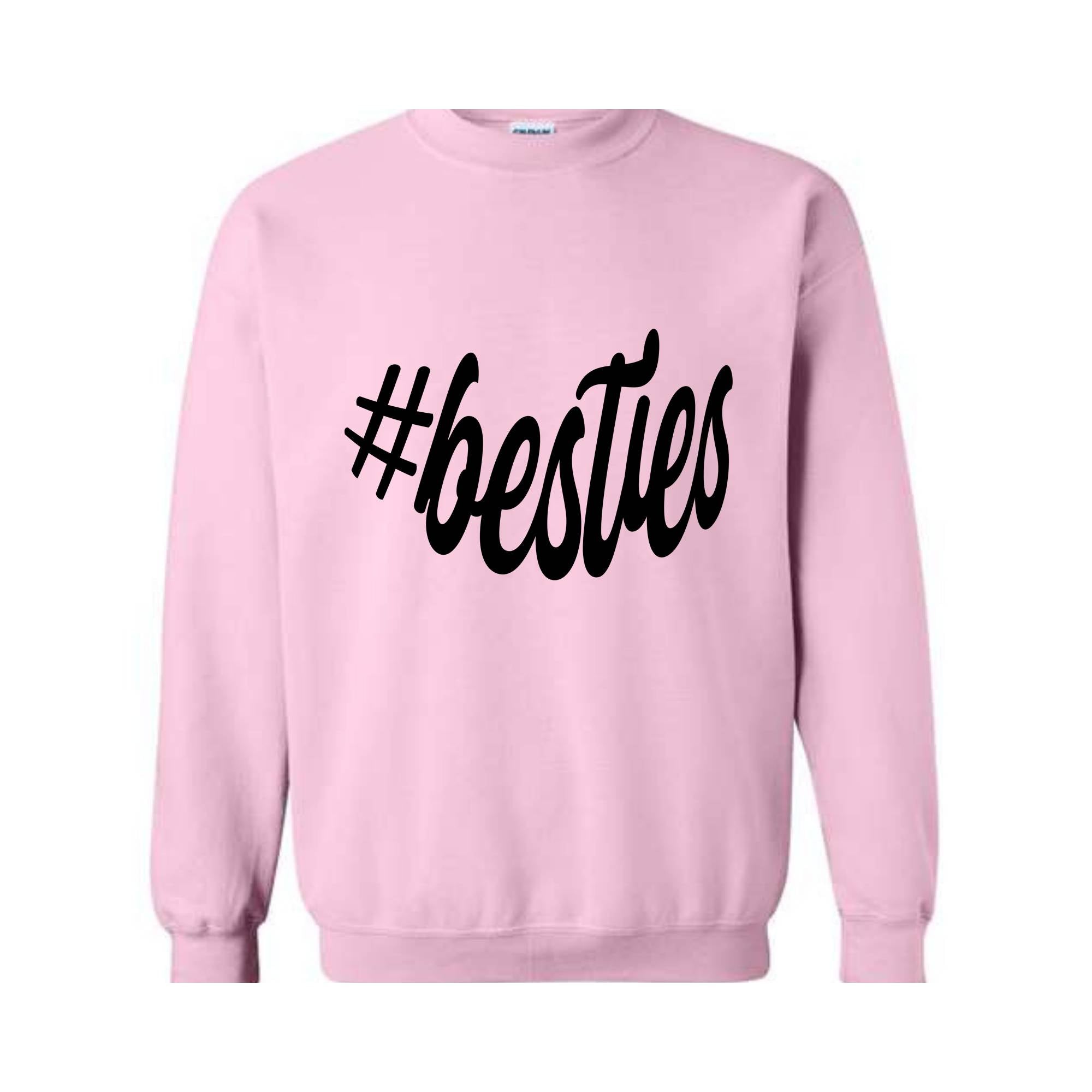 Custom Besties Sweatshirt, Custom Best Friend Gift, Girl's Personalized Besties Shirt, BFF Gifts For Women, Best Friend Birthday Gift