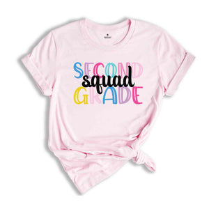 Second Grade Squad Shirt, Teacher Shirt, Grade Squad Teacher Shirt, Squad Shirt, New Teacher Shirt, Grade Shirt, Back To School Shirt