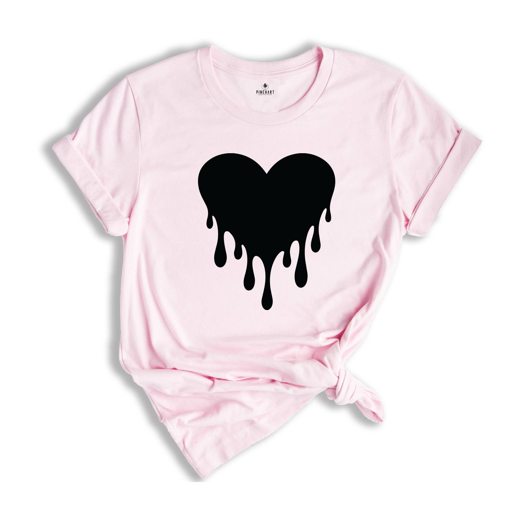 Melting Heart Shirt, Valentine's Day Shirt, Summer Valentine's Day Shirt, Heart Shirt, Love Shirt, Couple Shirt, Valentine Shirt, Love Gift