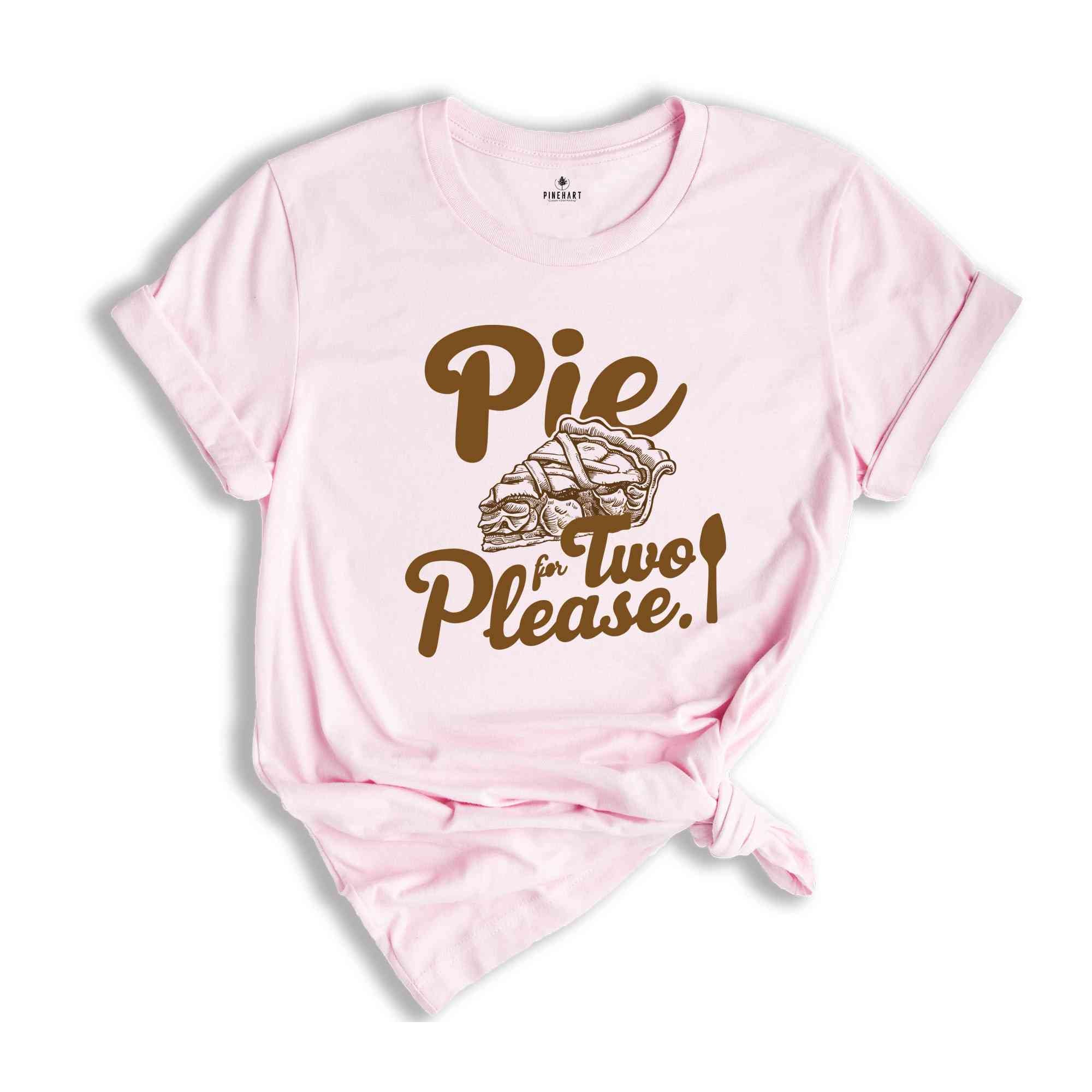 Pie for Two Thanksgiving Pregnancy Announcement Shirt, Thanksgiving Pregnancy Reveal t-shirt, Fall Maternity Shirt Thanksgiving Maternity