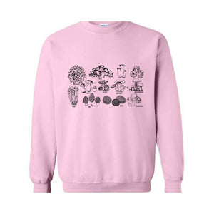 Vintage Mushroom Sweatshirt, Nature Lover Sweatshirt, Mushroom Collector Sweatshirt, Gardener Sweatshirt, Cottage Core Sweatshirt