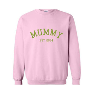 Custom Mama Sweatshirt, New Mummy Sweatshirt, Mammy Sweatshirt, Sleeve Sweatshirt, Mother Sweatshirt