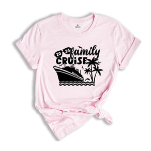 Family Cruise Shirt, Family Matching T-Shirt, Vacation Tee, Family Cruise 2024 Shirt, Beach Vacation Tee, Cute Family Matching Shirt