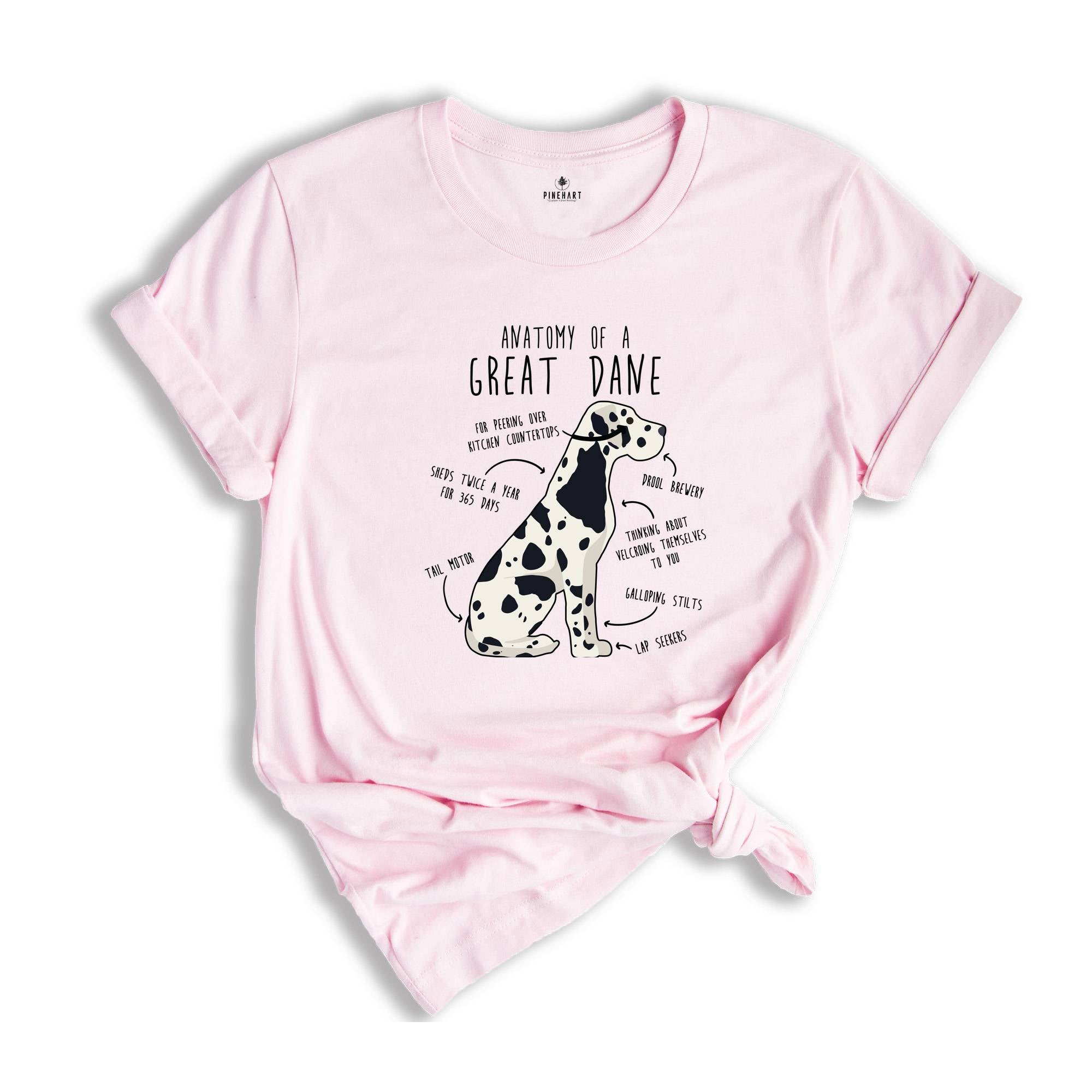 Anatomy Of A Great Dane Shirt, Funny Dog Shirt, Cute Dog Mom Shirt, Great Dane Shirt, Dog Lovers Shirt, Vintage Dog Shirt, Dog Father Gift