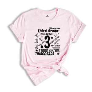 3rd Grade Shirt, Third Grade Shirt, School Team Shirt, Grade Shirt, Teacher Shirt, Grade Teacher Shirt, Teacher Life Shirt, Teacher Gift