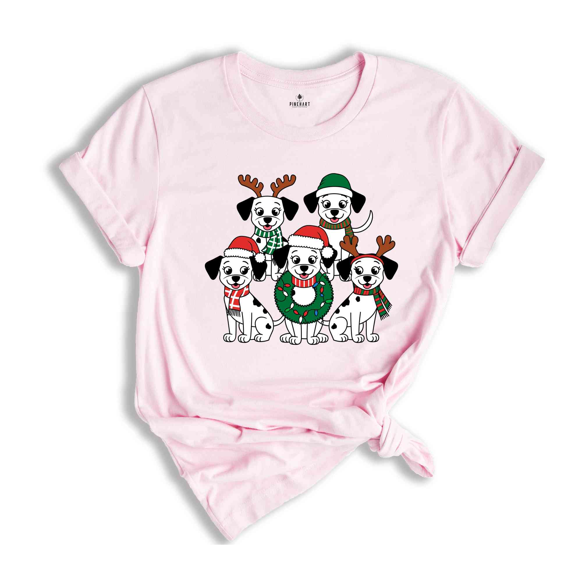 Christmas Dog Shirt, Christmas Dalmatian Shirt, Christmas Lights Shirt, Dalmatians Mom Shirt, Dog Shirt, Christmas Shirt