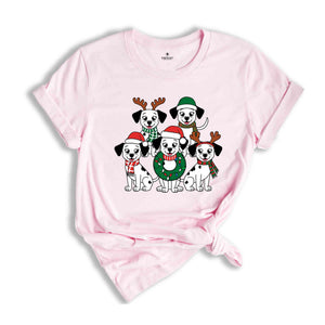 Christmas Dog Shirt, Christmas Dalmatian Shirt, Christmas Lights Shirt, Dalmatians Mom Shirt, Dog Shirt, Christmas Shirt