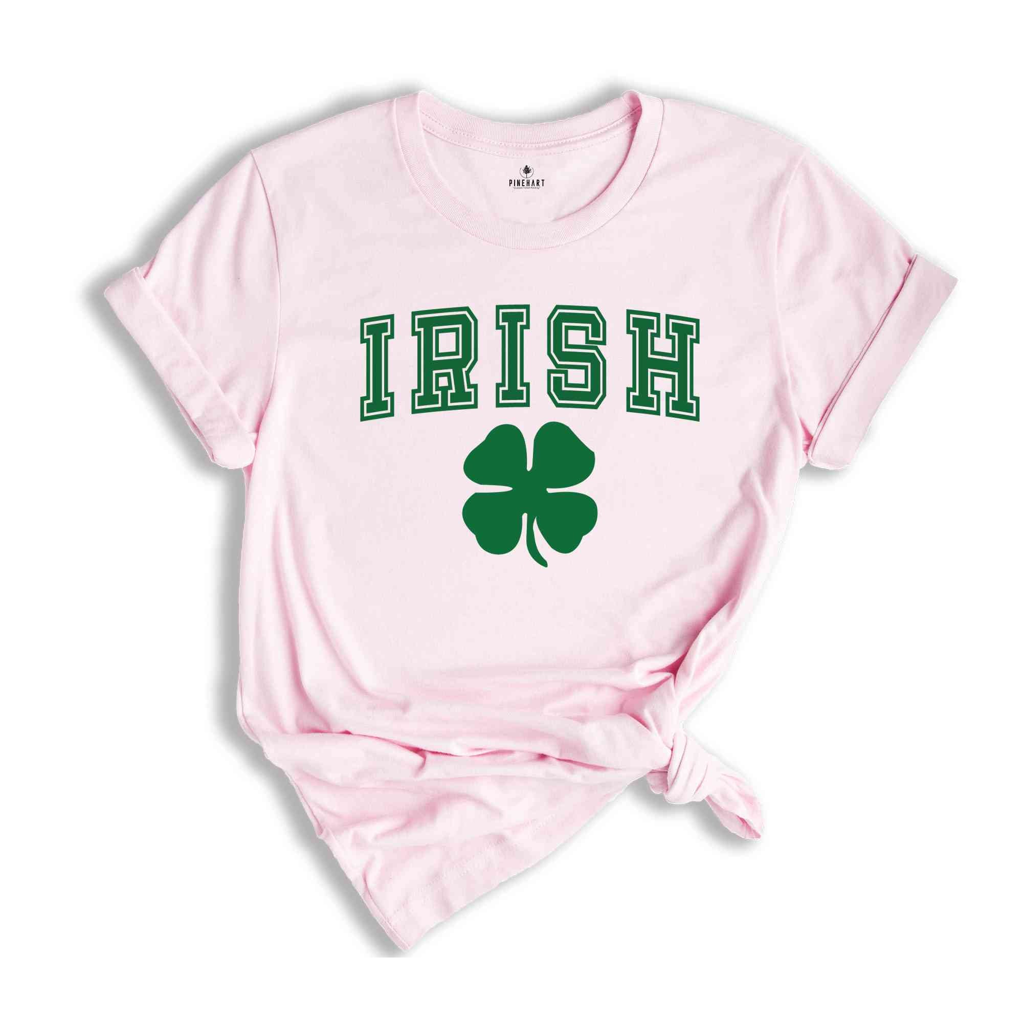 St Patrick Irish Shirt, Four Leaf Clover Irish Shirt, Saint Patrick Shirt, Lucky Shamrock Shirt, Teacher St Patrick Gift