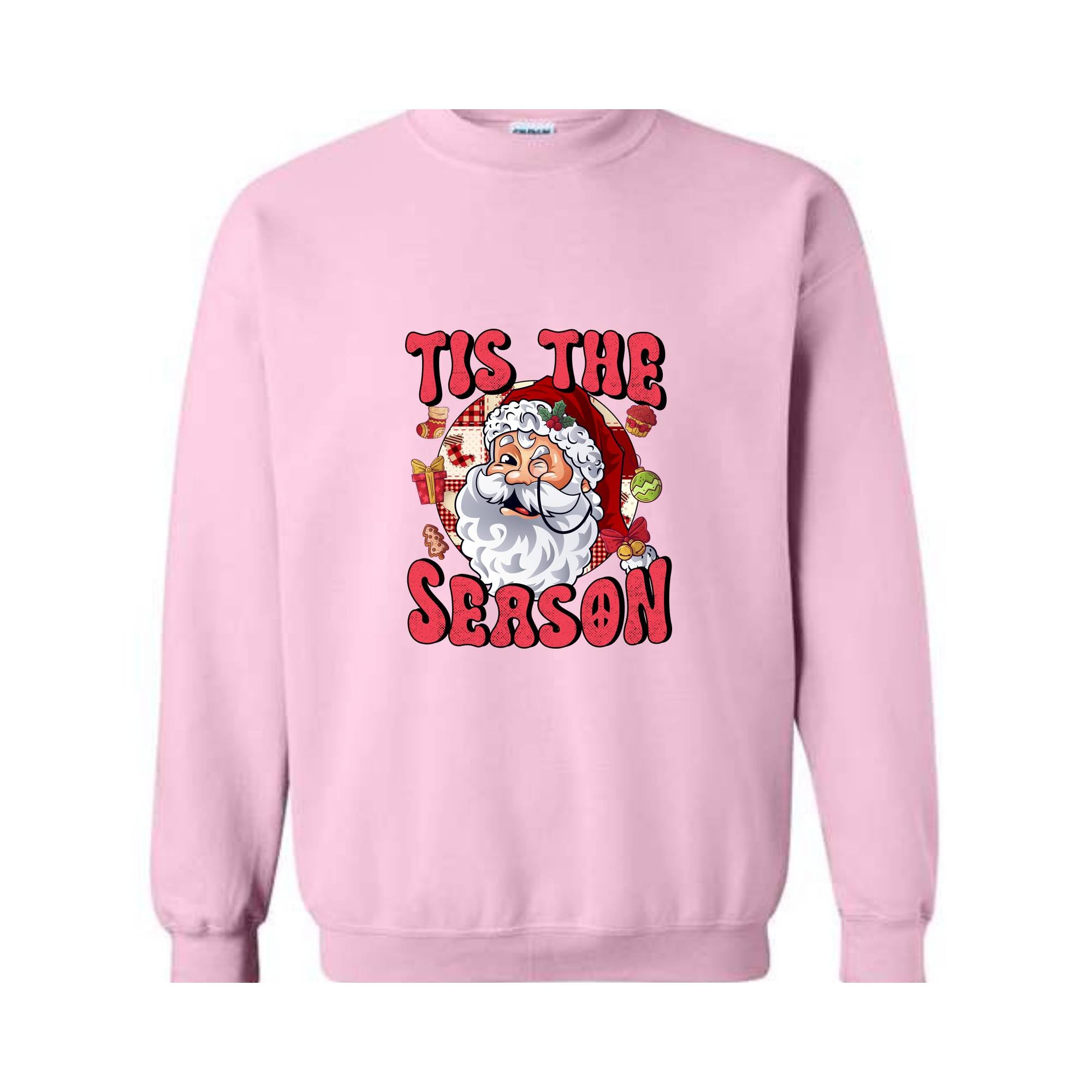 Tis The Season Sweatshirt, Christmas Sweater, Santa Sweatshirt, Cute Christmas Sweatshirt, Christmas Party, Xmas Gift, Holiday Sweatshirt