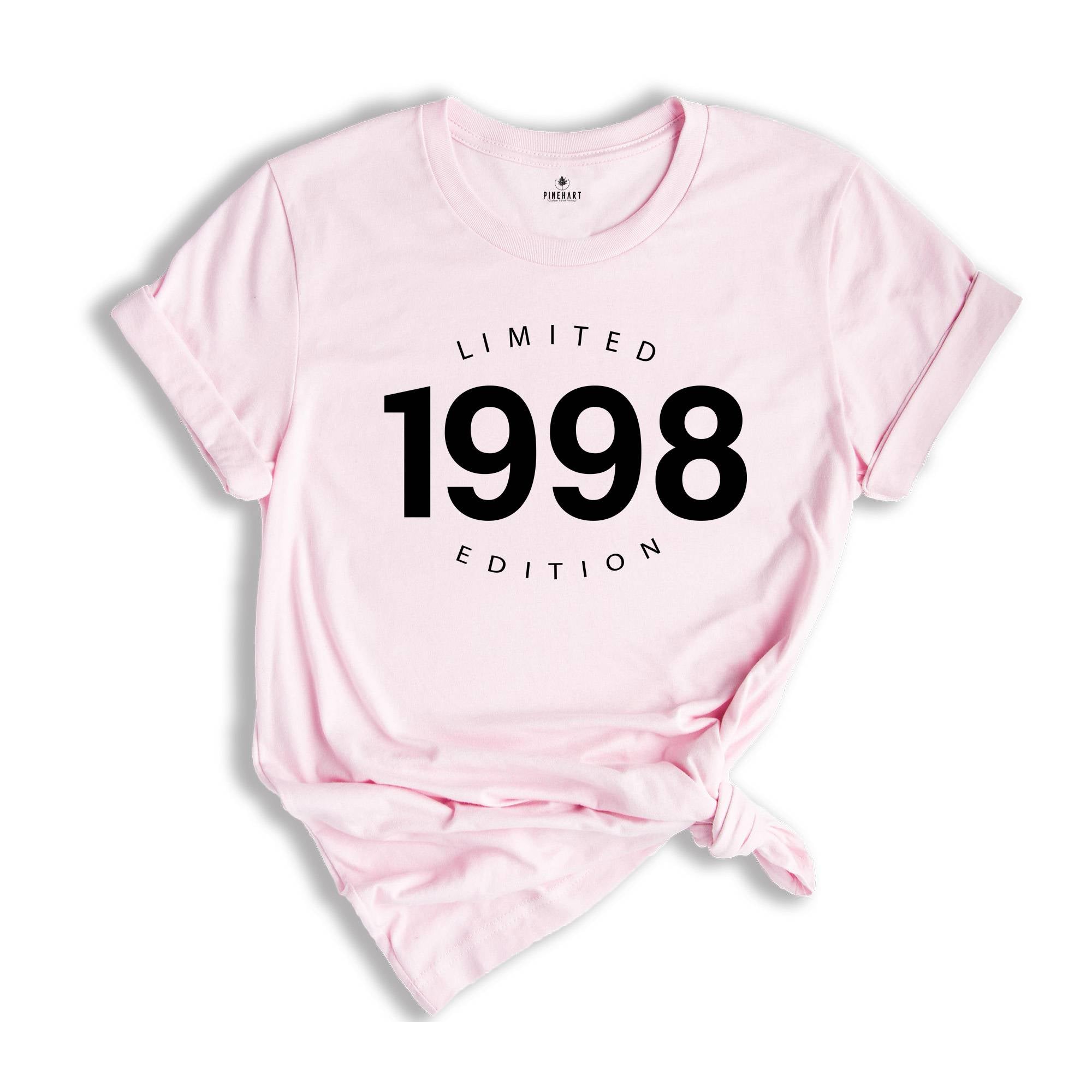 1998 Limited Edition Shirt, 26Th Birthday Shirt, 1998 Shirt, Funny 26Th Birthday Gift, Limited Edition Shirt, Birthday Shirt