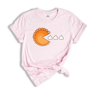 Pumpkin Pie Shirt, Pac Man Shirt, Pumpkin Season Shirt, Fall Shirt, Holiday Shirt, Halloween Shirt, Autumn Shirt, Thanksgiving Shirt