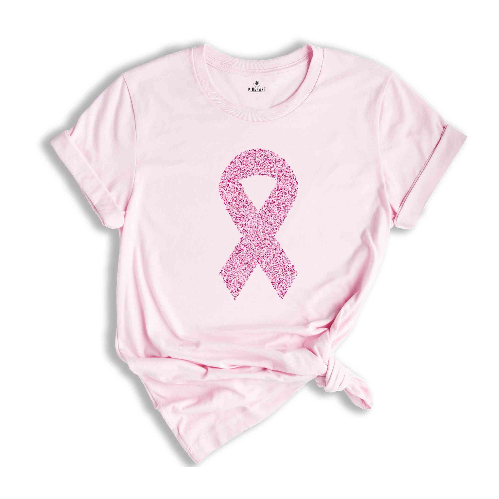 Cancer Awareness Shirt, Breast Cancer Shirt, Pink Ribbon Shirt, Cancer Ribbon Shirt, Motivational Shirt, Cancer Shirt