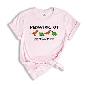 Dinosaur Pediatric OT Shirt, Occupational Therapy Shirt, Pediatric Ot Apparel, Occupational Outfit, Pediatric T-Shirt