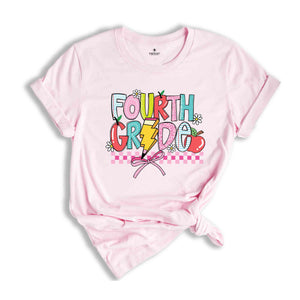 Hello Fourth Grade Shirt, 4th Grade Shirt, Back To School Shirt, Fourth Grade Gift, Fourth Day Of School Shirt, Fourth Grade Teacher Shirt