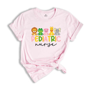 Pediatrics Nurse Shirt, Pediatrics Animal Shirt, PEDS Shirt, Peds Nurse Shirt, Cute Peds Crewneck, Pediatric Nurse Gift