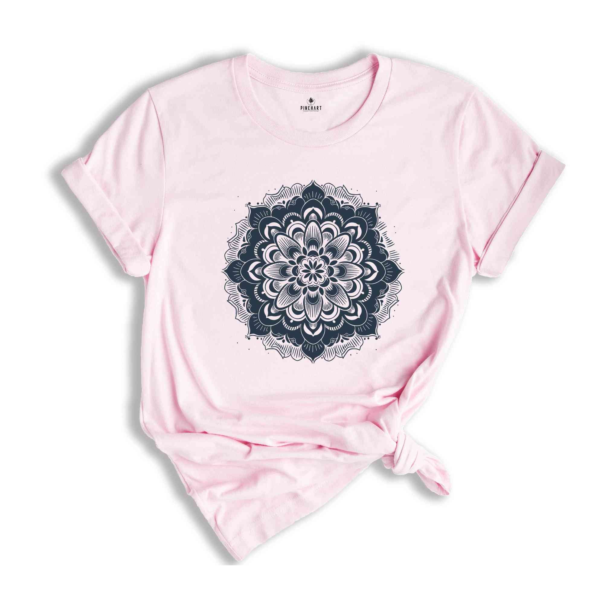 Vintage Mandala Shirt, Mandala lover Shirt, Yoga Lover gift, spiritual shirt for women, Hippie Shirt, Mom Shirt