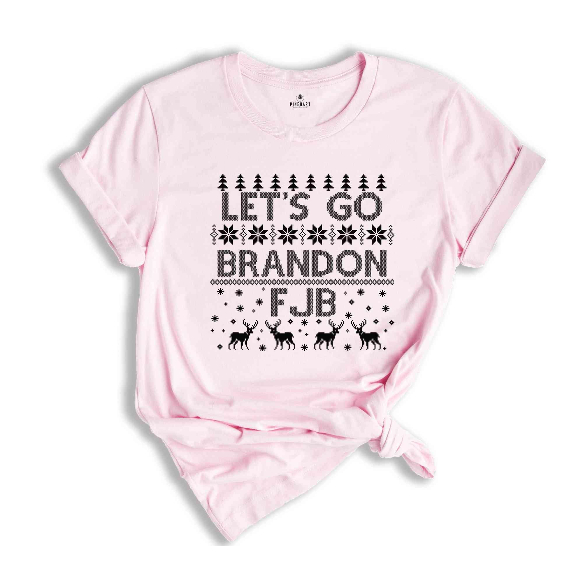 Christmas Shirt, Let's Go Brandon, Republican Shirt, Joe Biden Chant, Republican Gifts, FJB Xmas Shirt, Brandon Knit Shirt