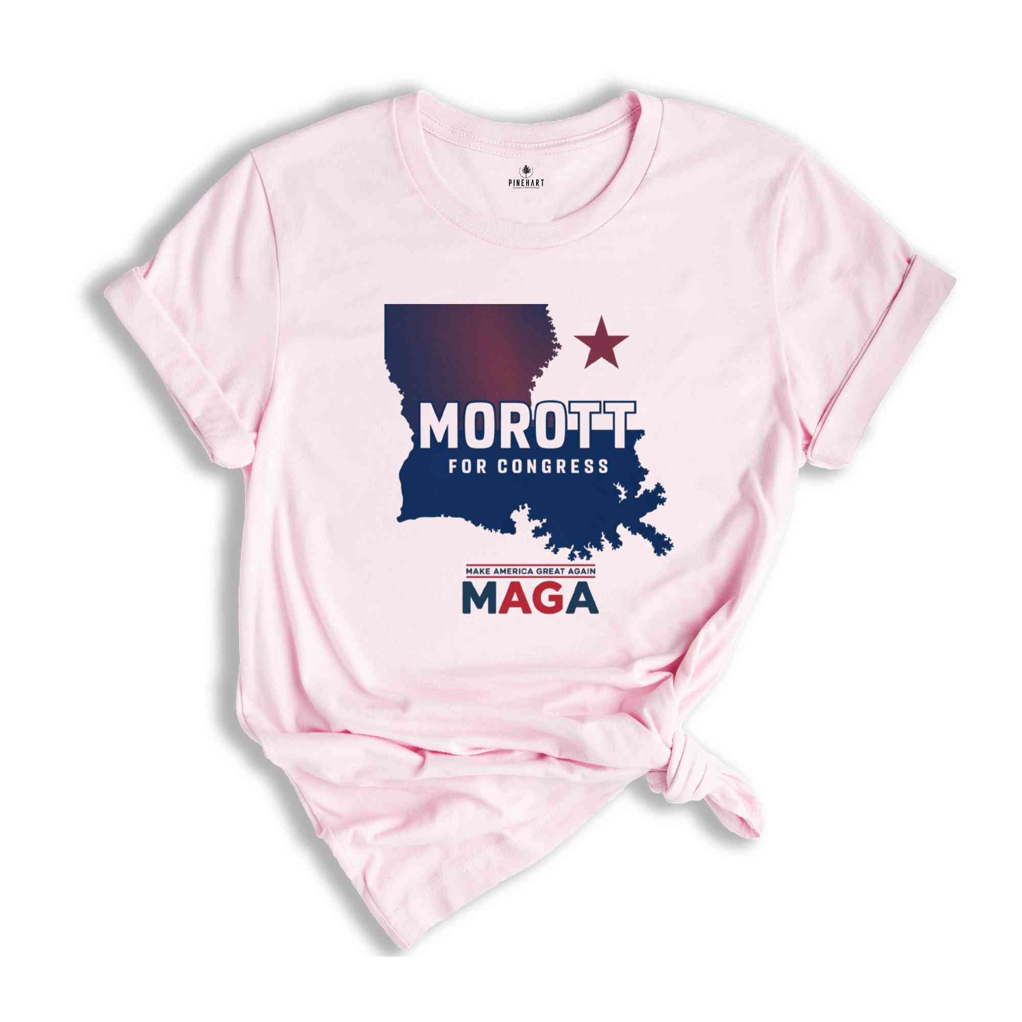 Morott for Congress Shirt, Louisiana Election Tee, Political Campaign Merchandise, Election Day Apparel, Vote Morott Campaign T-Shirt