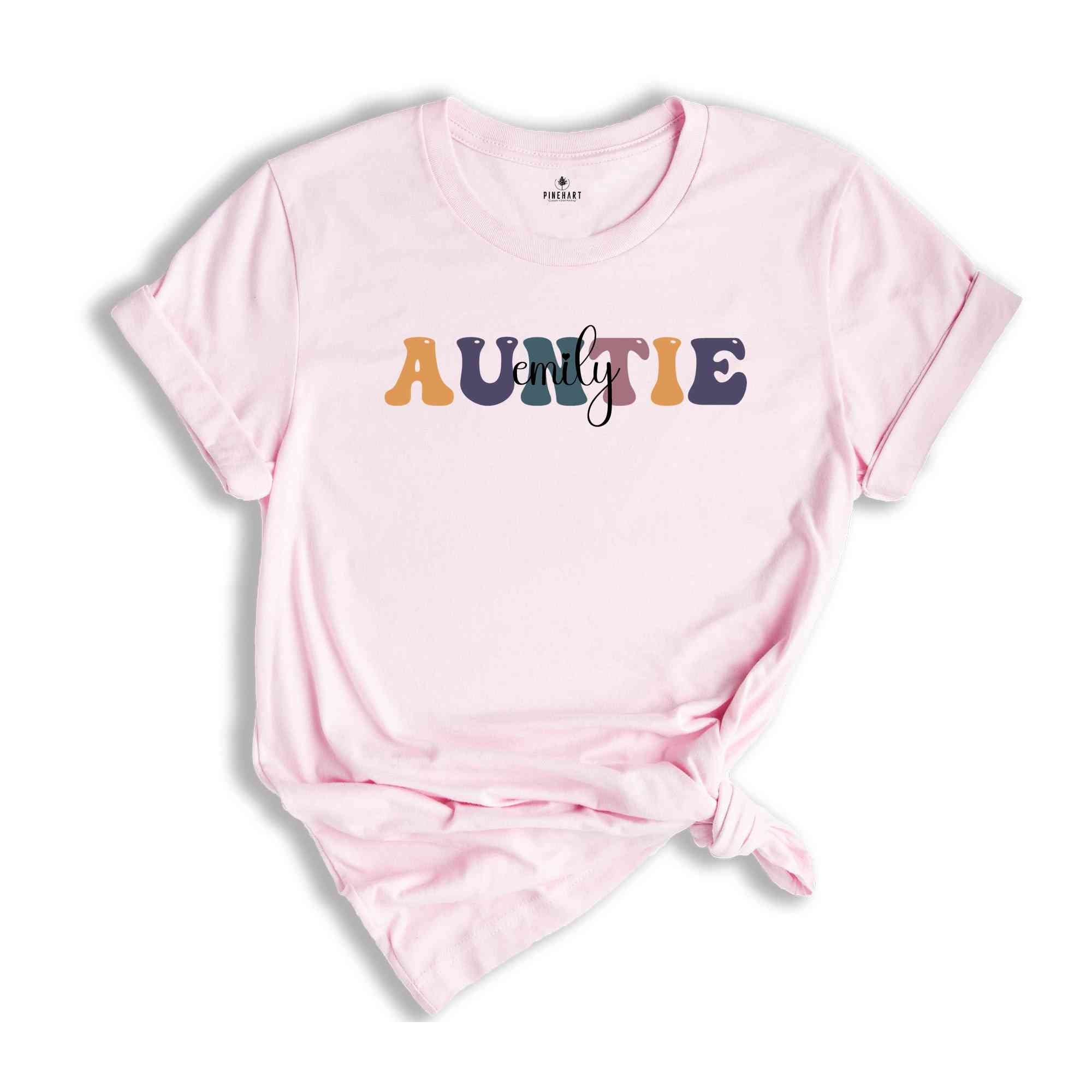 Personalized Auntie Shirt, I'm Just Here For My Nephew T-Shirt, Aunts Birthday Tee, Funny Gift For New Aunt