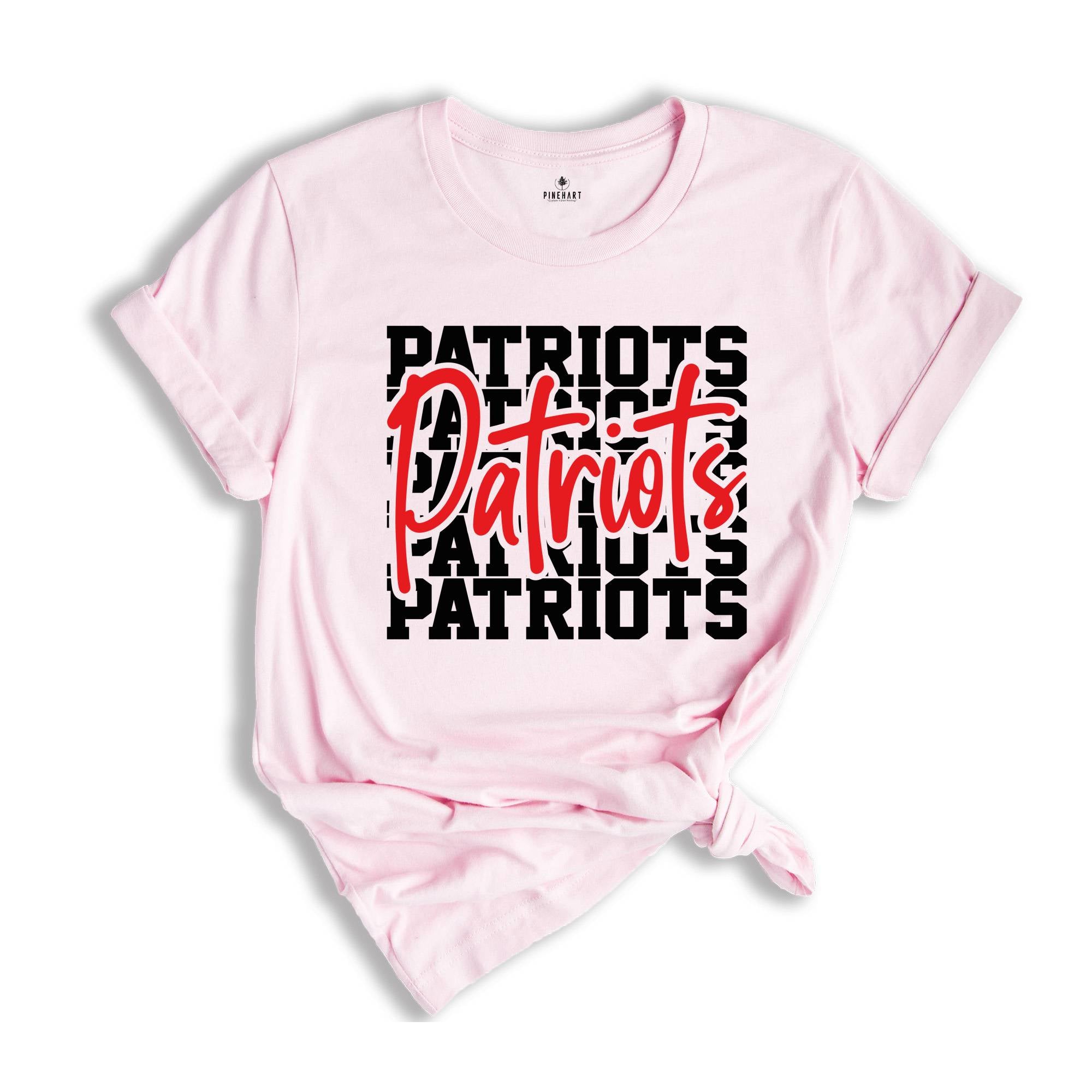 Team Mascot Shirt, Patriots Team Shirt, Patriots Team Spirit Shirt, Patriots Fan Shirt, Patriots School Shirt, Patriots School Spirit