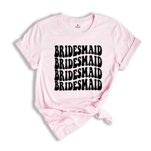 Bride Bridesmaid Shirt, Bridal Party Shirt, Bachelorette Party Shirt, Trendy Wedding, Cute Bride Shirt