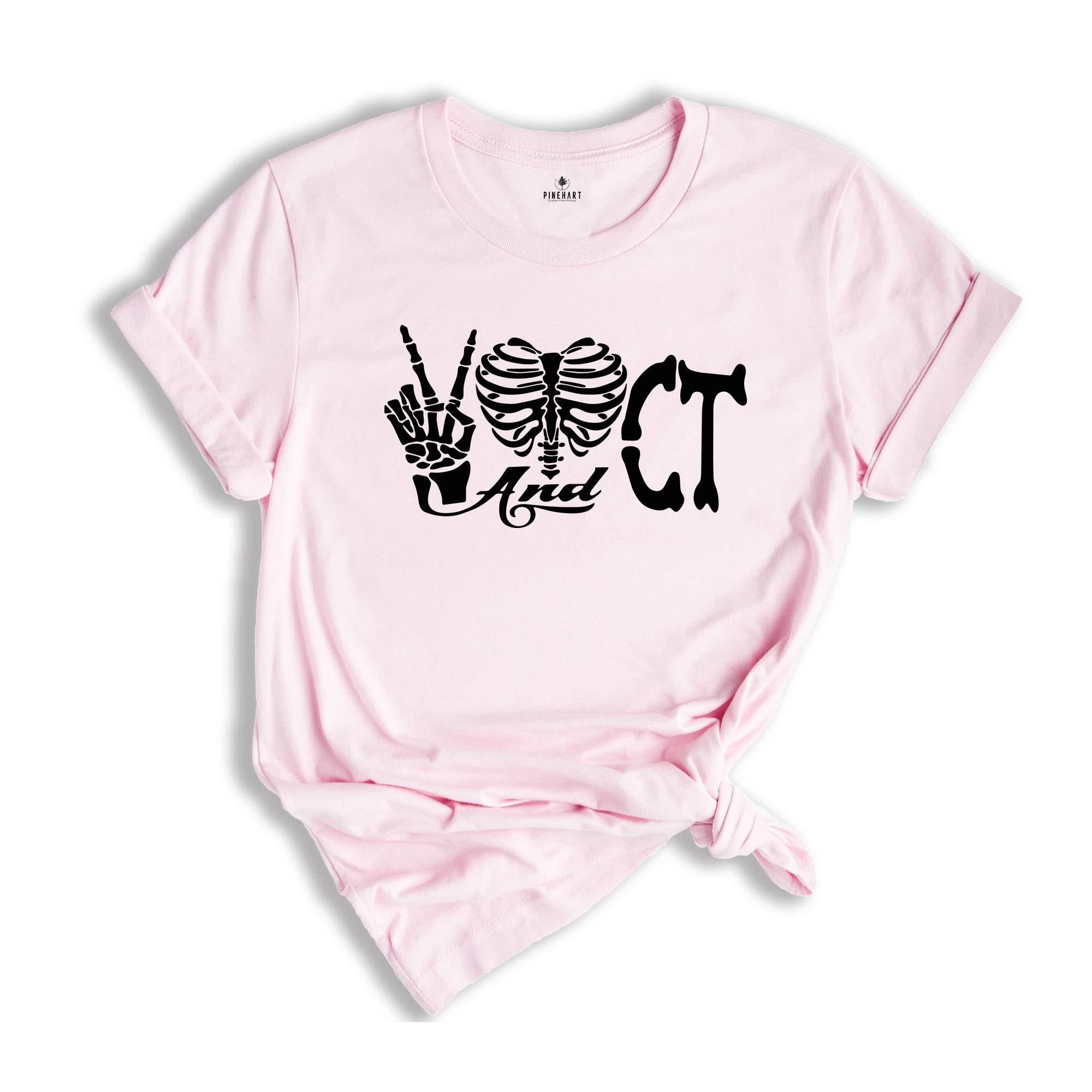 Peace Love and CT Shirt, Radiology Tech Shirt, X-ray Tech Shirt, Rad Tech Shirt, Radiology Technologist Shirt, Ct Gift