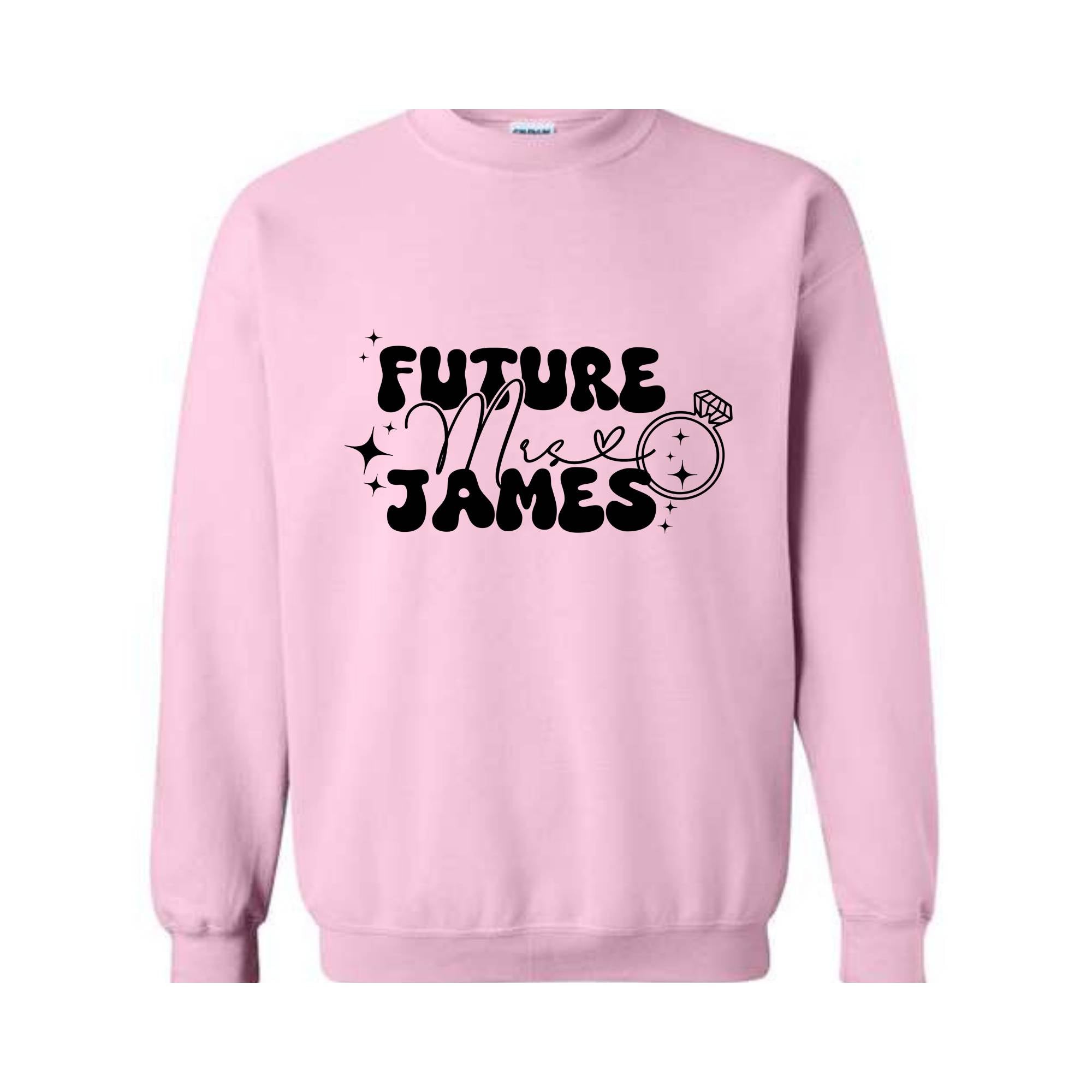 Future Mrs Sweatshirt, In My Engaged Era Sweatshirt, Custom Future Mrs Sweater, Custom Bridal Sweater