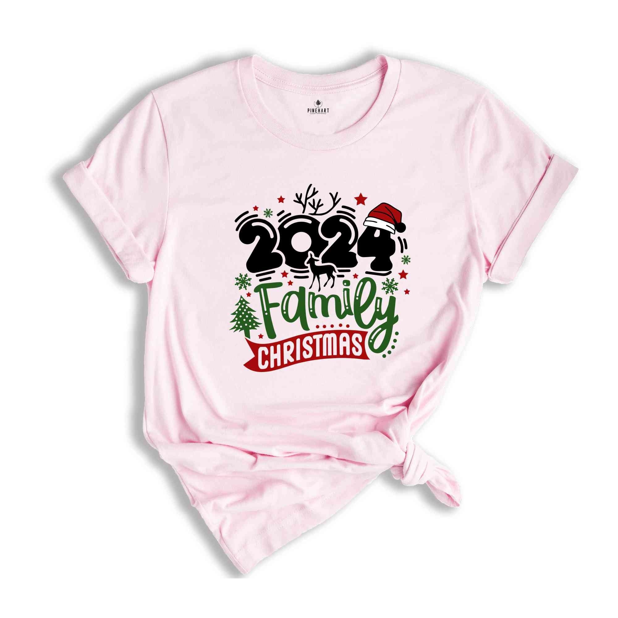 Family Christmas 2024 Shirt, Christmas Shirt, Matching Christmas Santa Shirts, Christmas Gift, Christmas Party Shirt, Christmas Family Shirt