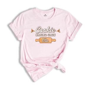 Personalized Cookie Baking Crew Shirt, Christmas Shirt, Christmas Cookies Shirt, Cookie Shirt, Christmas Gift, Gingerbread Cookies Shirt