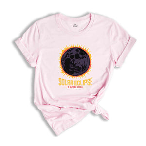 Solar Eclipse 2024 T-Shirt, April 8 2024 Solar Eclipse, Total Solar Eclipse Apparel, Solar Eclipse Shirt