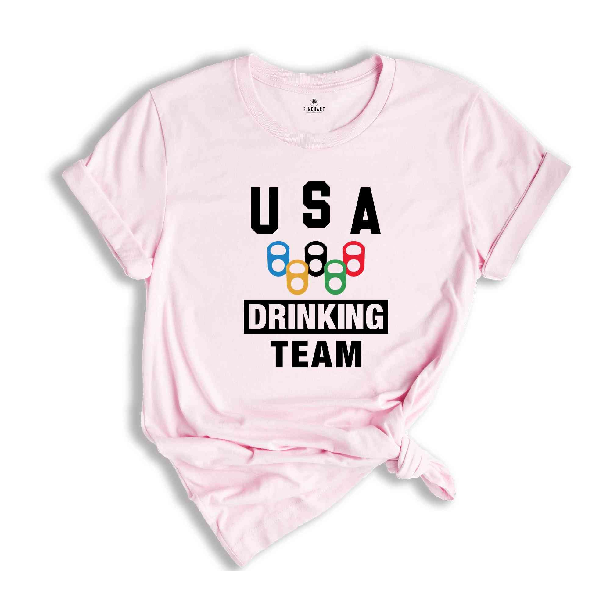 USA Drinking Team Shirt, Beer Party T-shirt, 4th Of July Drinking Party Shirt, Independence Day Gift, Gift For American