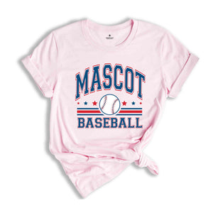 Custom Baseball Mascot Shirt, Custom Team Shirt, Work Shirt, Baseball Team Shirt, Custom Baseball Shirt