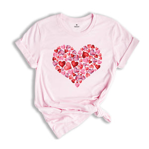 Valentine Day Heart Shirt, Heart Shirt, Valentines Day Shirt, Valentines Day Gift, Valentine Shirt, Heart XOXO Shirt, Hearts Shirt