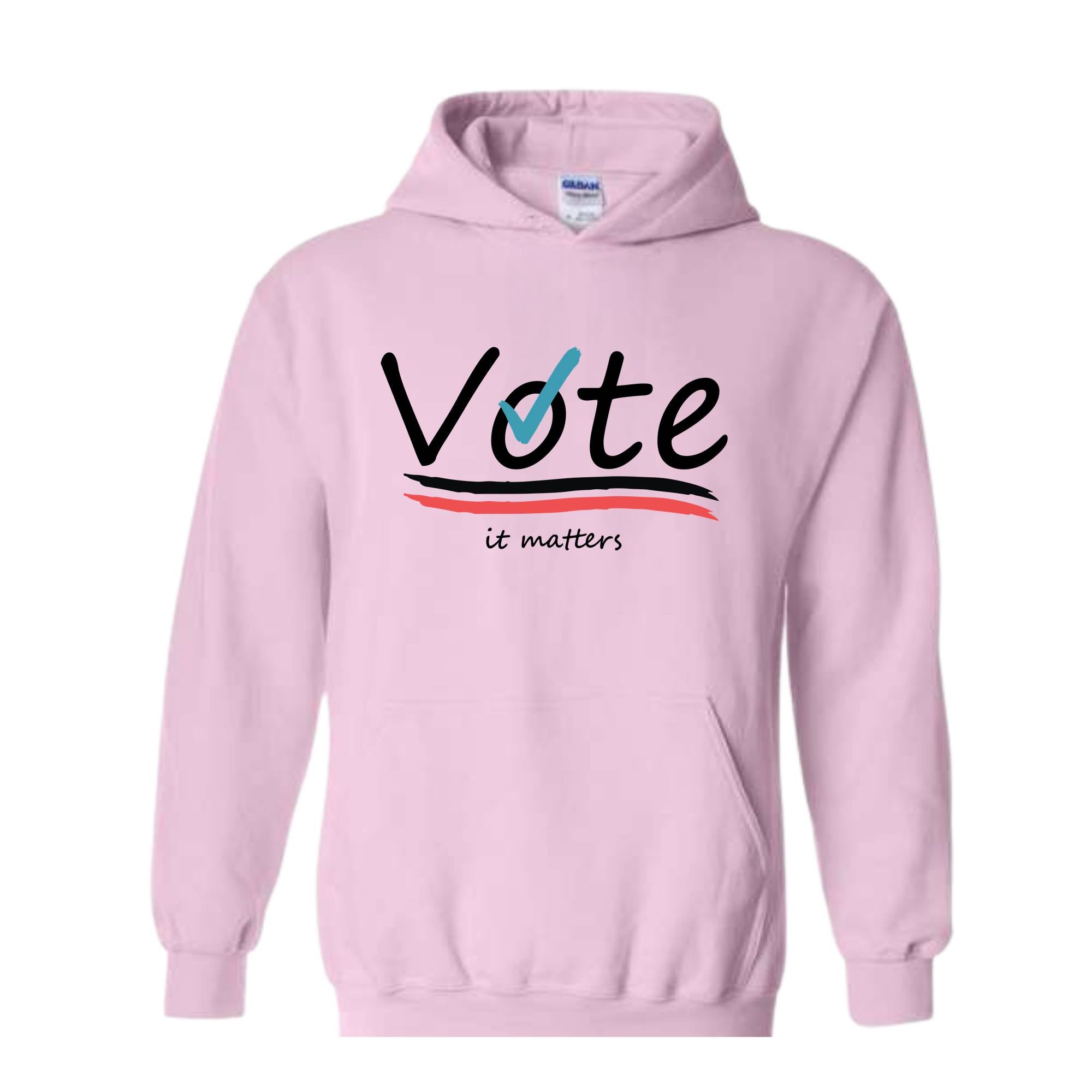 Vote It Matters Sweatshirt, Democrat Sweater, Liberal Sweatshirt, Voting Sweater, Activist Voting Apparel, 2024 Election Sweater