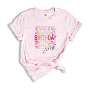 Birthday Girl T-Shirt, Birthday Party Girl Shirt, Birthday Girl Gifts, Bday Party Shirt, Birthday Shirt