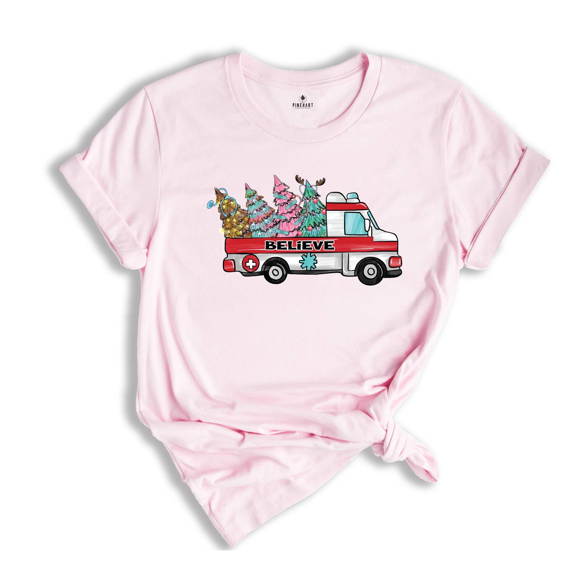 Christmas Ambulance Shirt, Er Christmas EMS Shirt, Emergency Medical Technician Shirt, Xmas Medical Shirt, Matching Ambulance Shirt