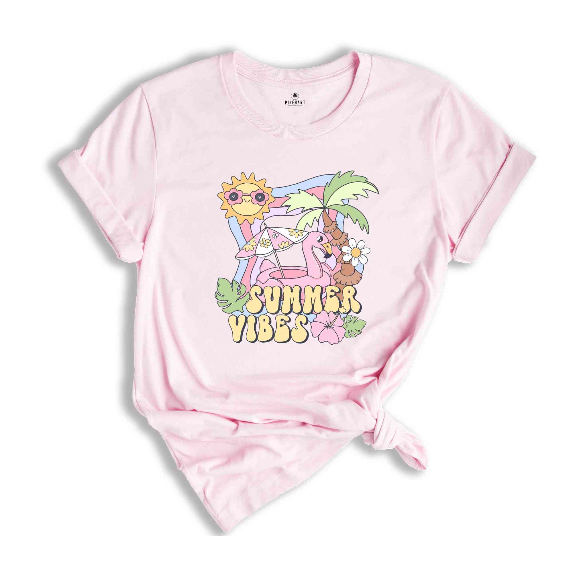 Summer Vibes Shirt, Vacation Shirt, Fun Summer Shirt, Summer Camp Shirt, Cute Summer Shirt, Beach Shirt, Palm Trees Shirt, Beach Vibes Shirt