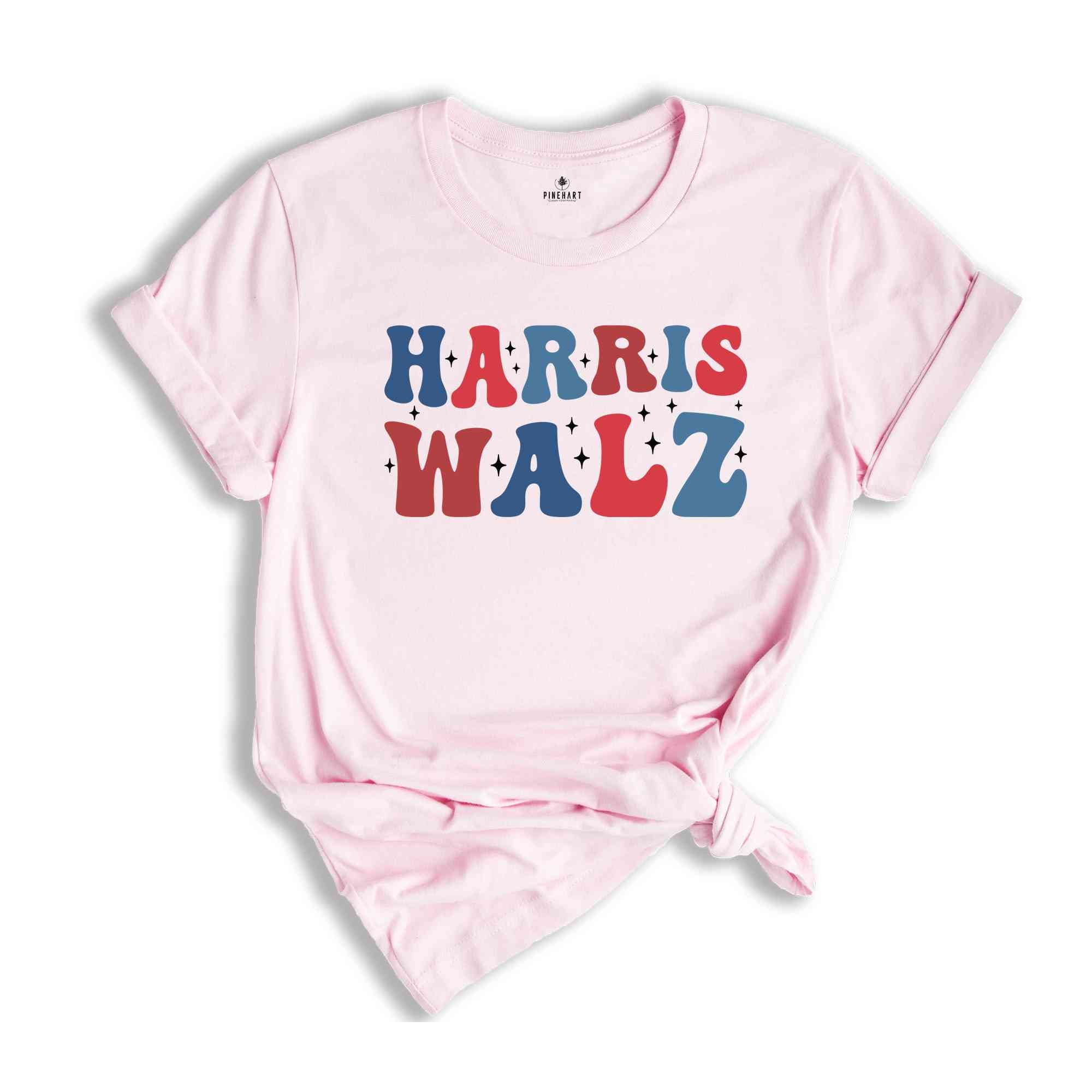 Harris Walz 2024 Shirt, Madam President Election T-shirt, Retro Voting Tee, Democrat Gift For Kamala Harris Supporters