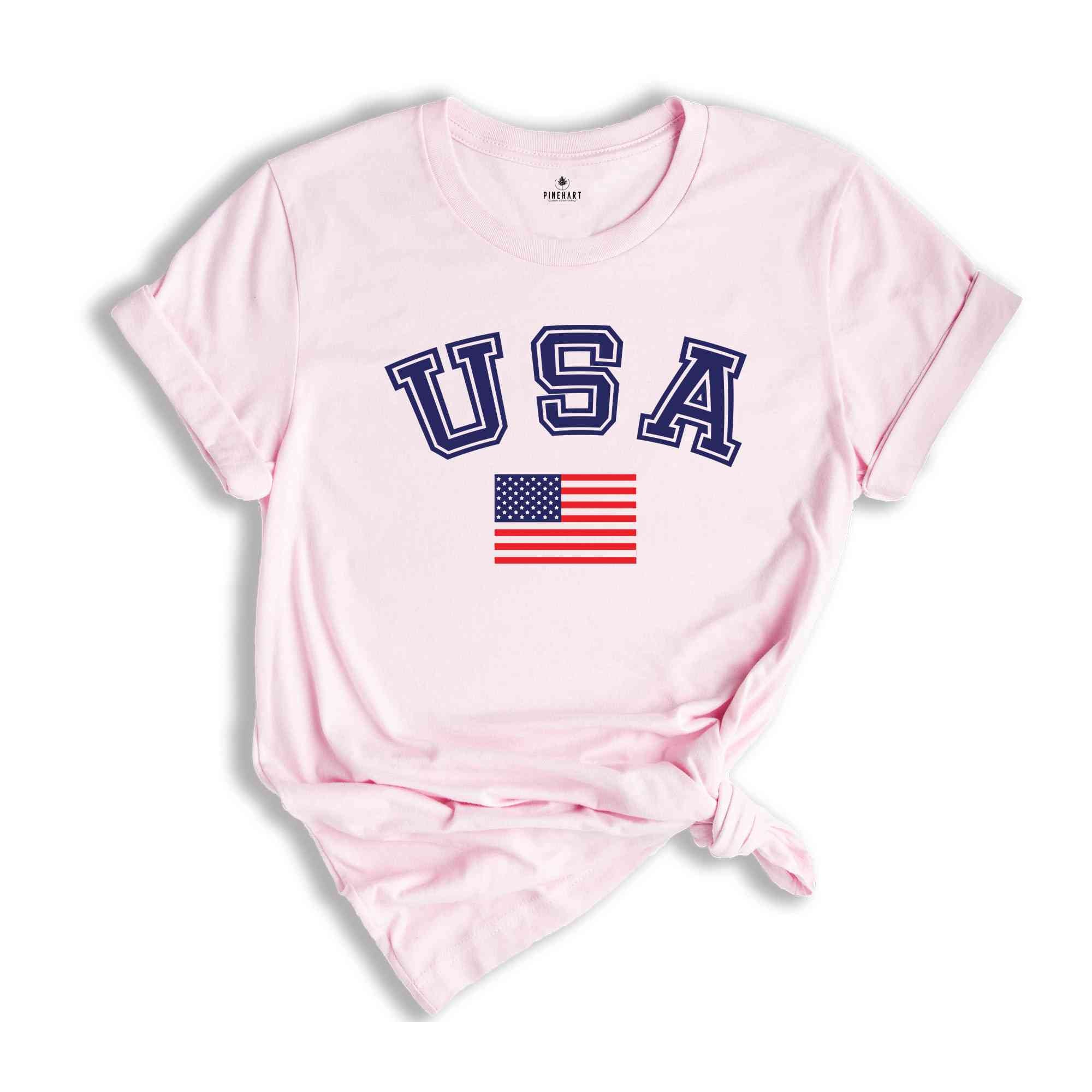 USA Flag Shirt, USA Gift, Independence Day Tee, Fourth Of July Shirt, Patriotic Shirt, Team USA Shirt