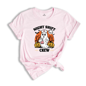 Night Shift Crew Shirt, Halloween Nurse T-Shirt, Boo Boo Crew Shirt, Halloween Nursing Shirt, Team Night Shift, Nurse Team Tee