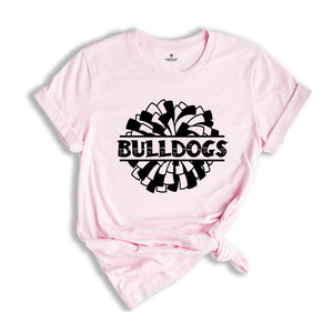 Team Mascot T-Shirt, Bulldogs Team Shirt, Bulldogs Team Spirit, Bulldogs Fan Tee, Bulldogs School Gift, Bulldogs School Spirit Top