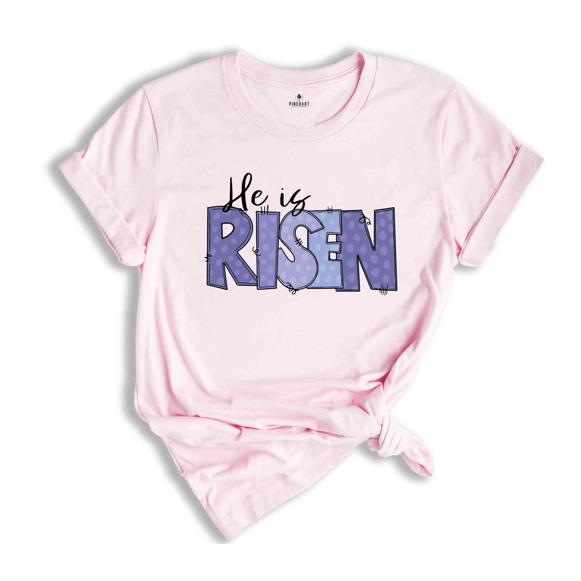 He Is Risen T-Shirt, Mattew 28 6 He Is Not Here He Has Risen, Bible Verse Shirt, Easter T-Shirt, Christian Shirt