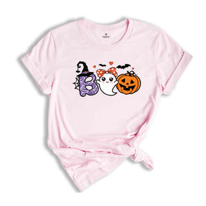 Halloween Boo Shirt, Halloween Ghost Shirt, Halloween Pumpkin Shirt, Kids Halloween Shirt, Spider Halloween Shirt, Boo Halloween Shirt