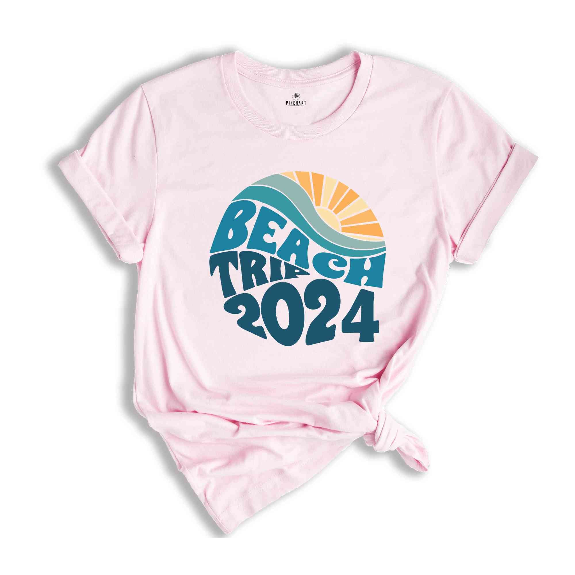 Beach Trip 2024 T-shirt, Summer Shirt, Vacation Gift, Beach Tee, Holiday T-shirt, Summer Vacation Shirt, Trendy Beach Shirt, 2024 Summer Tee